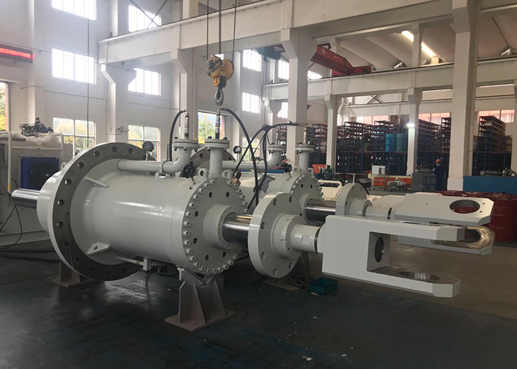 大藤峽電站水輪機接力器，單機容量20萬千瓦